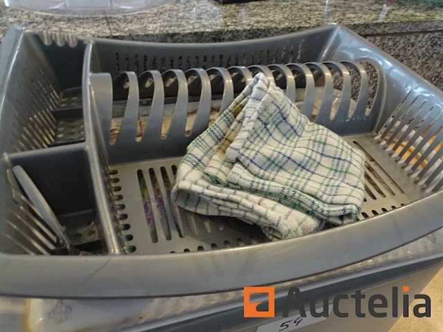 Waterkoker, keukengerei, 3 metalen manden met frites - afbeelding 5 van  8