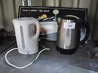 Waterkoker proline, waterkoker domo, soepmaker philips, visbestek met schotel, vleeshamer, grilltang, geldkoffer, diverse sierstukken - afbeelding 7 van  11