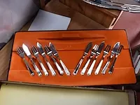 Waterkoker proline, waterkoker domo, soepmaker philips, visbestek met schotel, vleeshamer, grilltang, geldkoffer, diverse sierstukken - afbeelding 11 van  11