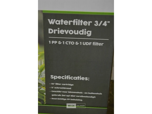 Waterland waterfilter 3/4" 3-voudig filtersysteem - afbeelding 3 van  3