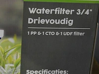 Waterland waterfilter 3/4" 3-voudig filtersysteem - afbeelding 2 van  2