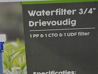 Waterland waterfilter 3/4" 3-voudig filtersysteem - afbeelding 2 van  2