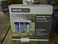 Waterland waterfilter 3/4" 3-voudig filtersysteem - afbeelding 1 van  2