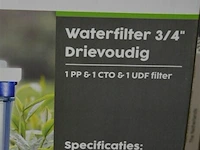 Waterland waterfilter 3/4" 3-voudig filtersysteem - afbeelding 2 van  2
