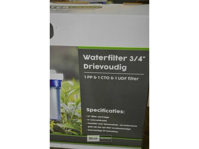 Waterland waterfilter 3/4" 3-voudig filtersysteem - afbeelding 2 van  2