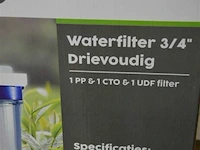 Waterland waterfilter 3/4" 3-voudig filtersysteem - afbeelding 2 van  2