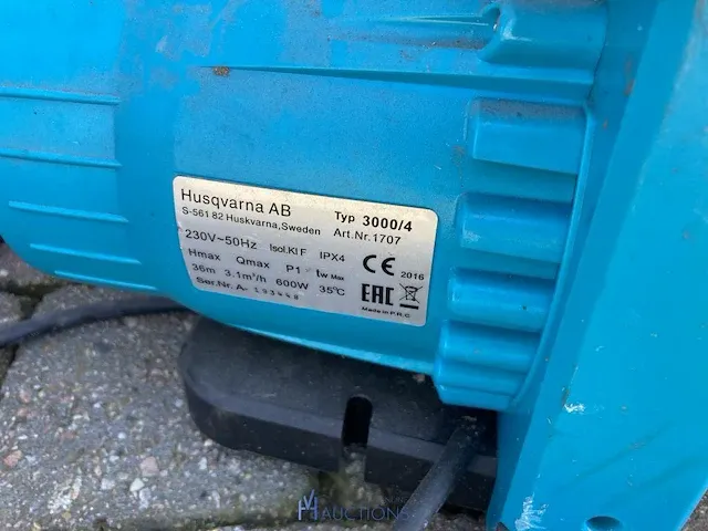 Waterpomp husqvarna - afbeelding 3 van  3