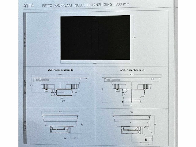 Wave - peyto 4114.01 - inductie afzuiging - afbeelding 8 van  9