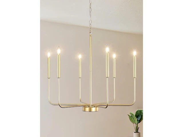 Wayluoung gouden kroonluchter - afbeelding 1 van  4