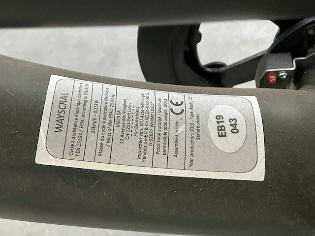 Wayscral e100 everyway elektrische damesfiets - afbeelding 2 van  10