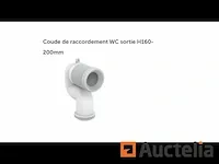 Wc-aansluiting ellebooguitgang h160-200mm ideale standaard t002667