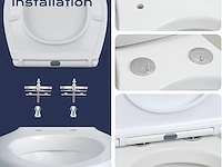 Wc-bril o-vorm duraplast wt - afbeelding 2 van  3