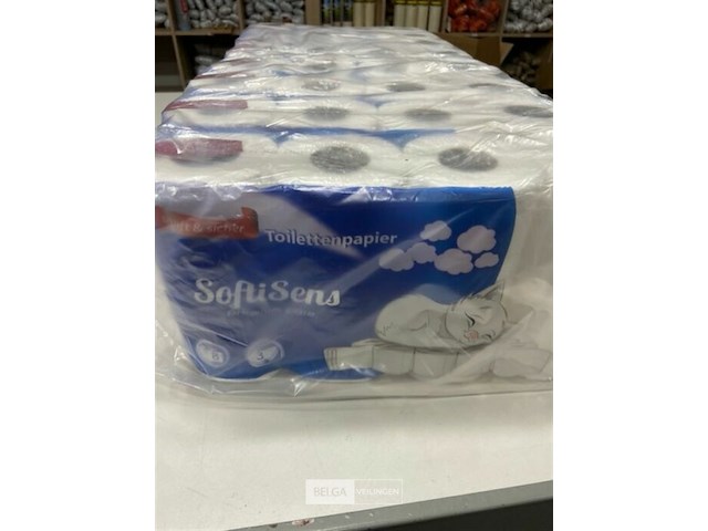 Wc papier 3 laags 64 rollen - afbeelding 1 van  3