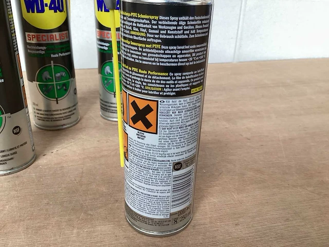 Wd40 ptfe smeermiddel, 250ml (5x) - afbeelding 3 van  3