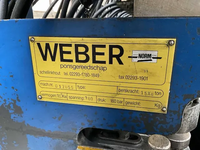 Weber 15-kops ponsmachine - afbeelding 5 van  8