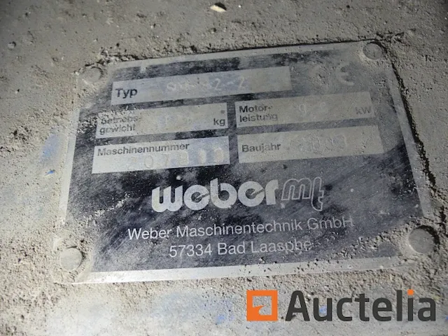 Weber sm 82-2 asfalt frees - afbeelding 4 van  7