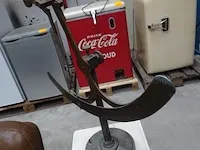 Weegschaal + houten sokkel - afbeelding 4 van  4