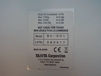 Weegschaal tanita - afbeelding 4 van  4