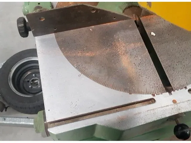 Wegoma 350 dubbel-verstek glaslattenzaag - afbeelding 3 van  9