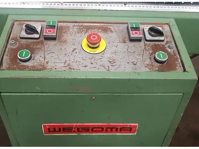Wegoma 350 dubbel-verstek glaslattenzaag - afbeelding 8 van  9