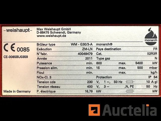 Weishaupt brander - afbeelding 5 van  15