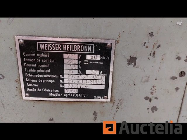 Weisser heilbronn junior conventionele draaibank - afbeelding 3 van  28