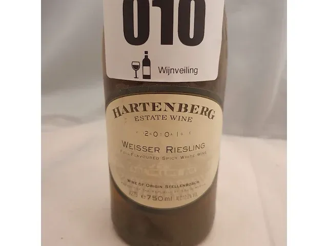 Weisser riesling hartenberg 750ml 2001 - afbeelding 2 van  6