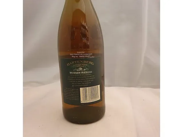 Weisser riesling hartenberg 750ml 2001 - afbeelding 3 van  5