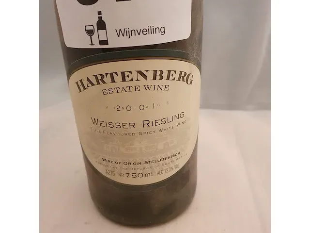 Weisser riesling hartenberg 750ml 2001 - afbeelding 2 van  5