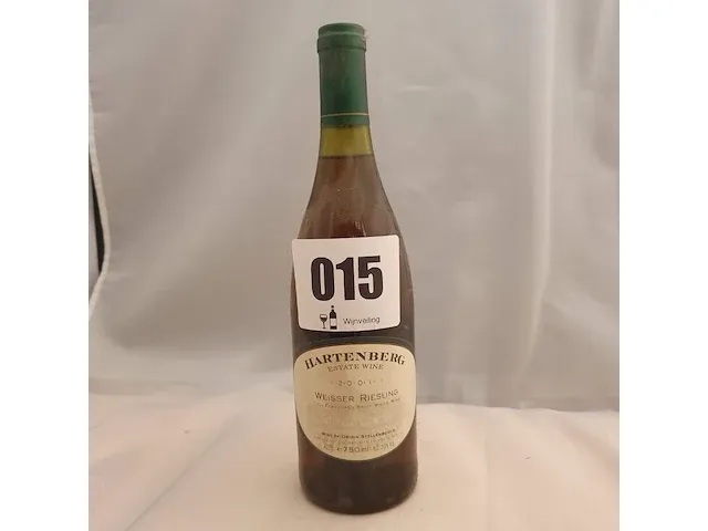 Weisser riesling hartenberg 750ml 2001 - afbeelding 1 van  5
