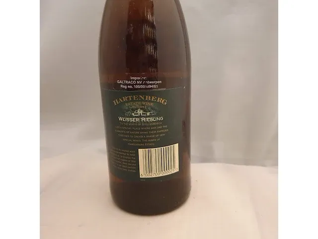 Weisser riesling hartenberg 750ml 2001 - afbeelding 3 van  5