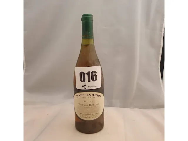 Weisser riesling hartenberg 750ml 2001 - afbeelding 1 van  5