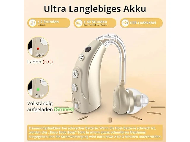 Weiyii oplaadbaar geluidsapparaat - afbeelding 4 van  4