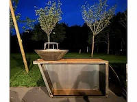 Welden cortenstaal barbecue handmade - afbeelding 3 van  7