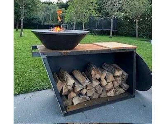Welden cortenstaal barbecue handmade - afbeelding 5 van  7