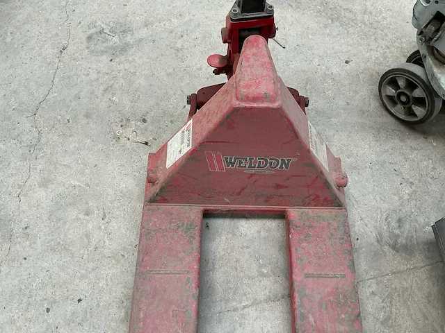 Weldon p2300t hand hydraulische palletwagen - afbeelding 3 van  4