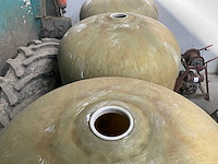 Wellmate verticale kunststof opslagtank, gebruikt als watertank voor opslag regenwater. (3x) - afbeelding 2 van  4