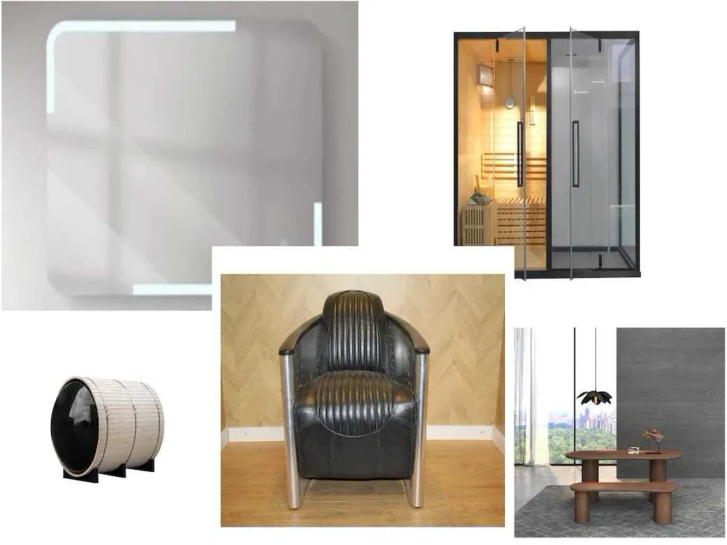 Wellness, stoelen, tafels & decoratie - lier - 01/05/2024