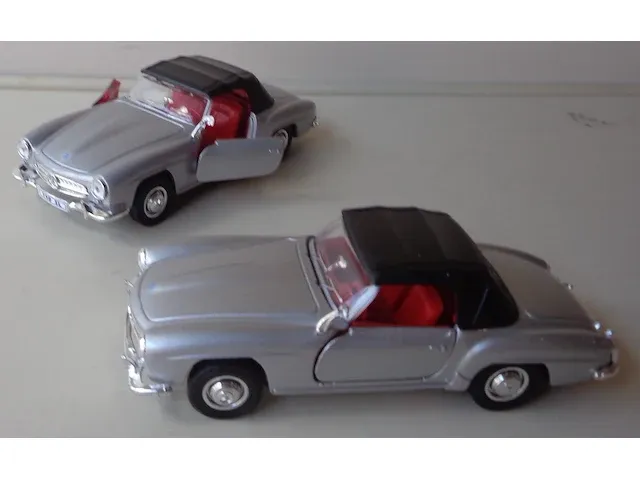 Welly mercedes 190 sl 1955 grijs - afbeelding 3 van  5