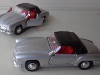 Welly mercedes 190 sl 1955 grijs - afbeelding 3 van  5