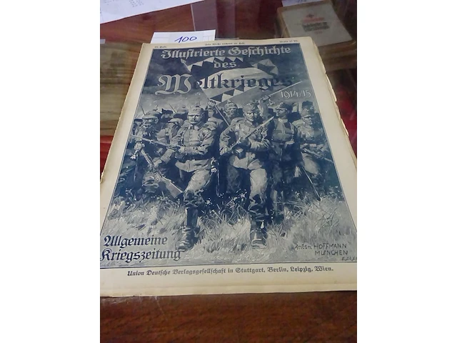 Weltkrieger nr 65 1914 uitgave 1918 foto's 33/24 duits talig - afbeelding 1 van  2