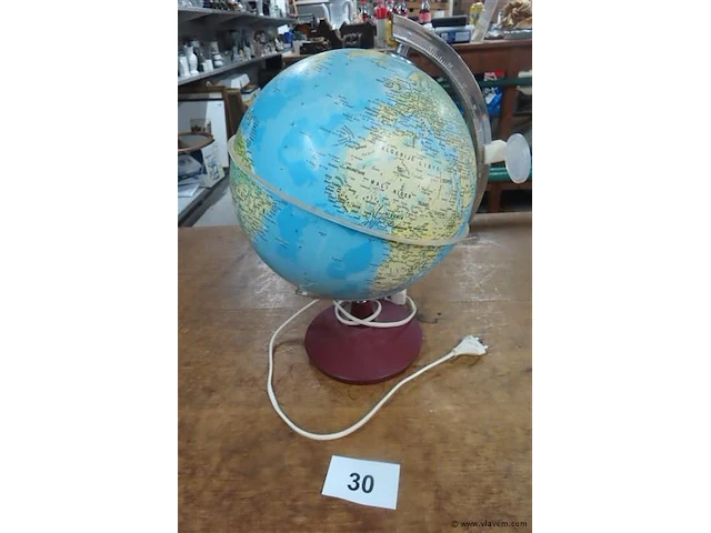 Wereldbol diam +- 25cm - afbeelding 1 van  3