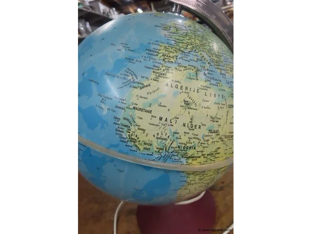 Wereldbol diam +- 25cm - afbeelding 2 van  3