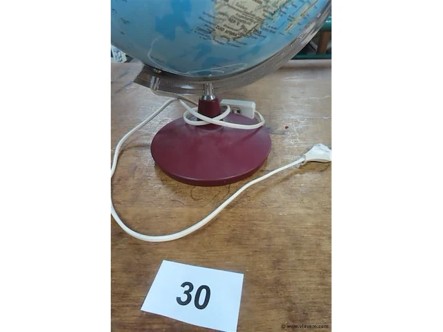 Wereldbol diam +- 25cm - afbeelding 3 van  3