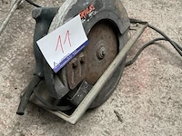 Werfcirkelzaagmachine skill