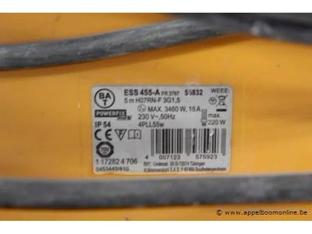 Werflamp ess 455-a - afbeelding 2 van  2