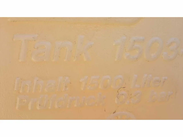Werit opslagtank 1503-0 – 1500 liter - afbeelding 5 van  5