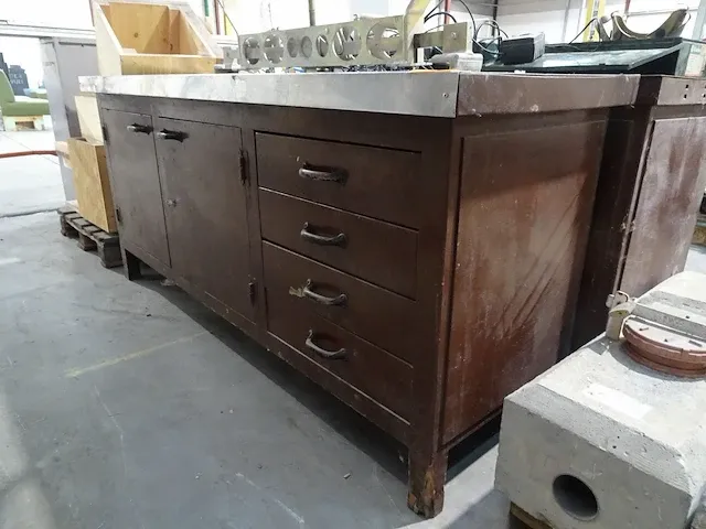 Werkbank hout/metaal - afbeelding 2 van  3