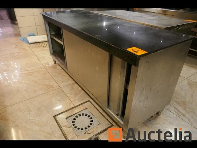 Werkbank in inox - afbeelding 3 van  3