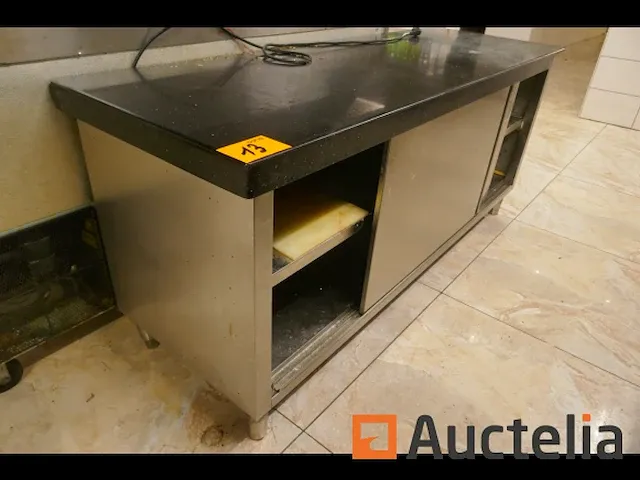 Werkbank in inox - afbeelding 2 van  3
